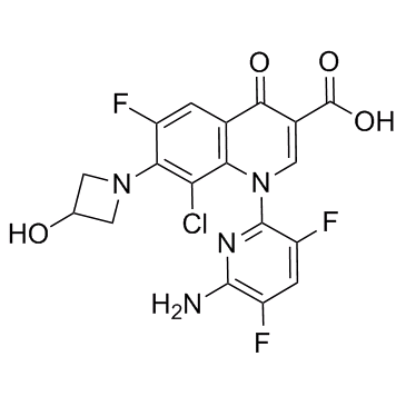 Delafloxacin (Synonyms: Delafloxacinum; RX-3341; WQ-3034; ABT492; ABT 492; ABT-492)