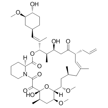 Tacrolimus (Synonyms: Fujimycin; FR900506; FK506)