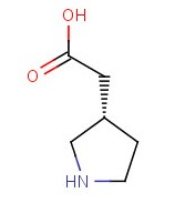 (S)-2-(pyrrolidin-3-yl)acetic acid